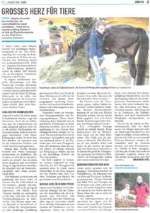 Zeitungsartikel Regio Dürnten vom 03. Januar 2020